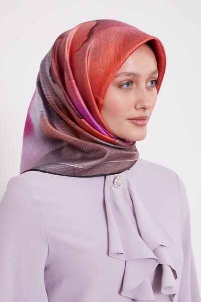 Levidor Black Bohemian Transitional Twill Silk Scarf