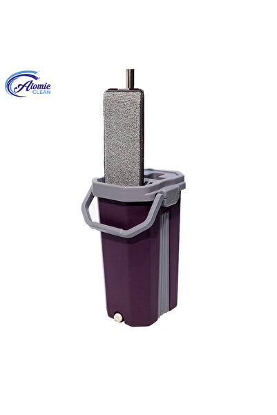 NO BRAND Flat mop and Squeeze bucket set, YYS-051 – Cherry