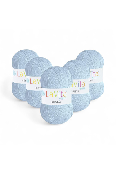 LaVita Yarn Fir de tricotat manual Crystal 100% acrilic 500gr 5 BUC (5048 BAB...