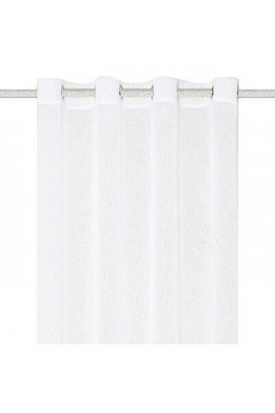 OEM Decorative Curtain with Rings and Voile, Size 140 x 250 cm, Ecru