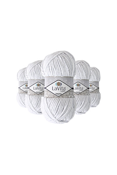 LaVita Yarn Velurex Simli Νήμα Πλεξίματος στο χέρι 90% Πολυεστέρας 10% Lurex ...
