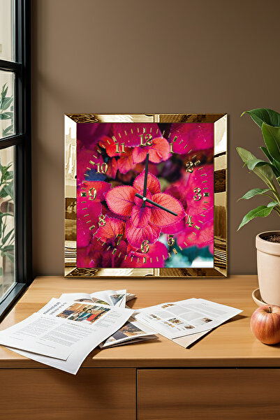 Zevahir Mobilya Dekorasyon Διακοσμητικό ρολόι τοίχου από MDF με θέμα το κόκκι...