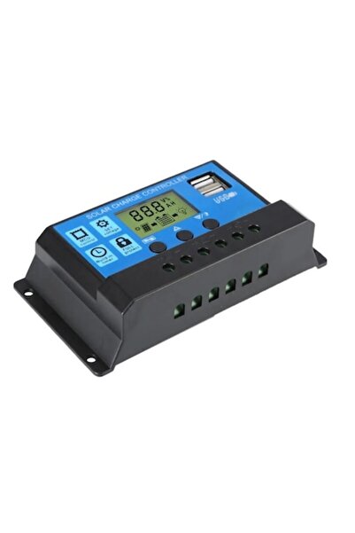 dalimag Regulator solar 30A PWM 12V 24V pentru panou fotovoltaic de până la 7...