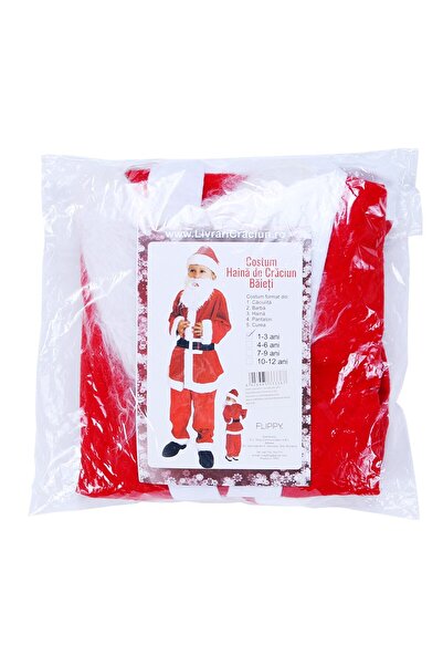 Flippy ® Santa Claus Costume for Boys, 1-3 years, 5 pieces, Polar