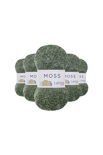LaVita Yarn Νήμα για πλέξιμο στο χέρι Moss Hairy 45% Πολυαμίδιο 55% Ακρυλικό ...