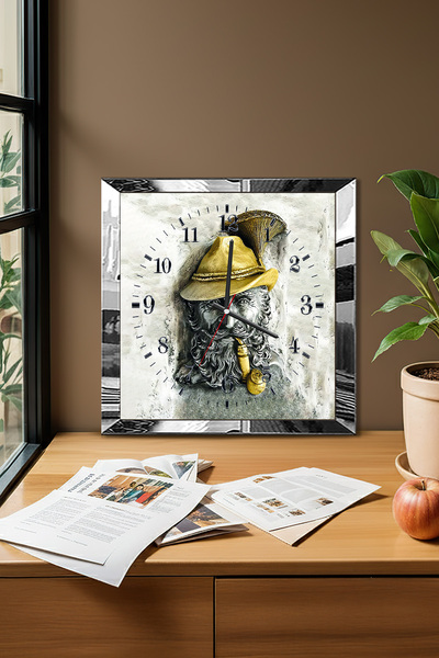 Zevahir Mobilya Dekorasyon Silver Framed Resistance to Time Themed Decorative...