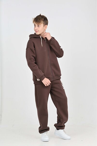 Toontoy Boy's Printed Sleeve Tracksuit Set