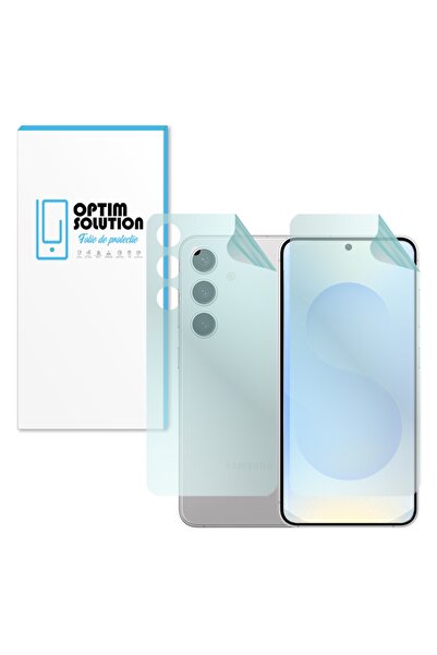 Optim Solution Folie Hidrogel Fata-Spate pentru Samsung Galaxy S25+, Silicon,...