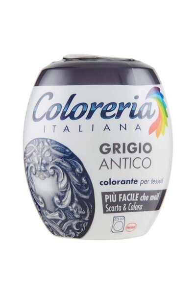 coloreria italiana Vopsea textilă Grigio Antico, gri, 350 g