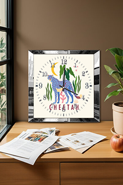 Zevahir Mobilya Dekorasyon Διακοσμητικό ρολόι τοίχου από MDF με θέμα την τσίτ...