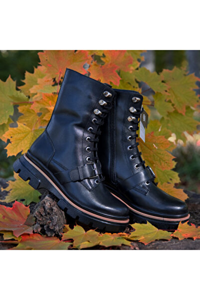 Cyclop Ghete de damă din piele Xerra Black Dep