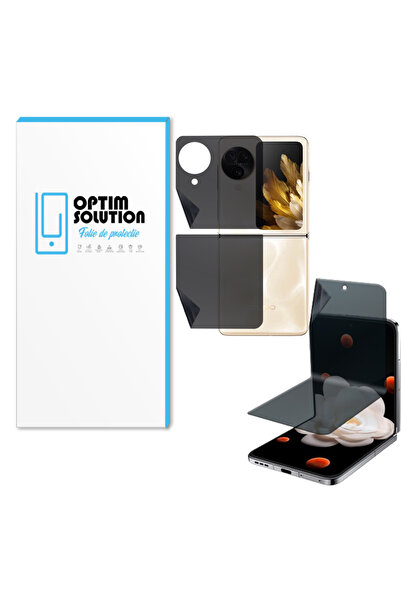 Optim Solution Folie Hidrogel Privacy Ecrane + Spate pentru Oppo Find N3 Flip...