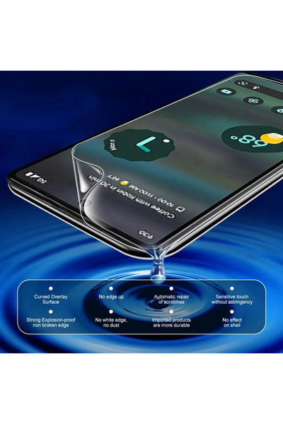 Optim Solution Φιλμ υδρογέλης για το Google Pixel 9 Pro, σιλικόνης, διαφανές