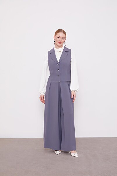 Levidor Διπλό Σετ με Λεπτομέρεια Πλισέ Ανθρακίτη