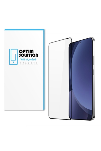Optim Solution Folie Sticla securizata Top-notch 5D pentru Samsung Galaxy S25 Edge, Negru