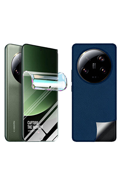 Optim Solution Set Skin Folie Spate, Fata Hidrogel pentru Xiaomi 13 Ultra, Si...