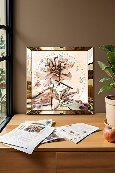 Zevahir Mobilya Dekorasyon Ceas de perete decorativ din MDF cu tematică nosta...