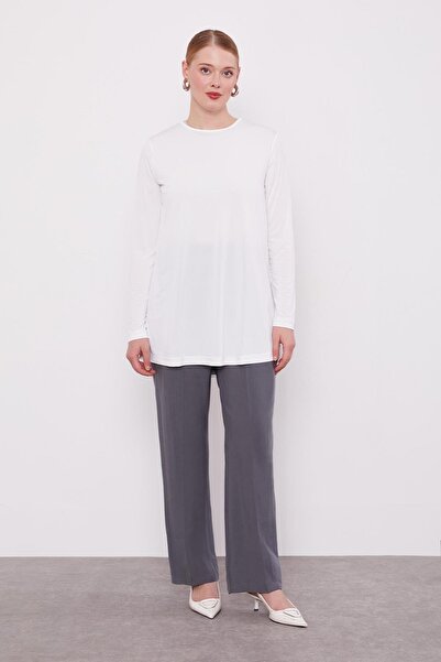 Levidor Σετ τριπλό τουνίκ με λεπτομέρεια από γκρι διχτυωτό ύφασμα