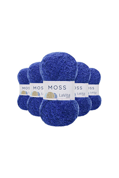 LaVita Yarn خيط حياكة يدوي من شعر الطحالب 45% بولي أميد 55% أكريليك فاخر 500 ...