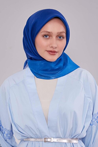 Levidor Navy Blue Double Color Amber Scarf