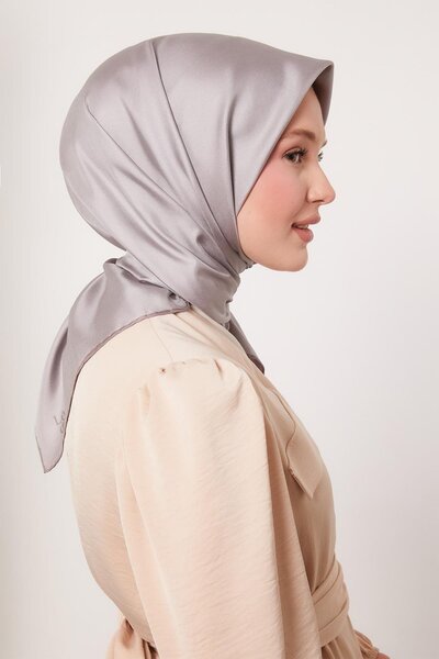 Levidor Mink Double-Sided Twill Silk Scarf