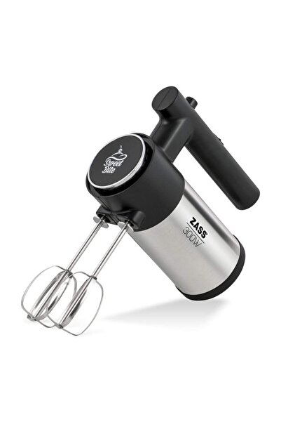 Zass Zass hand mixer, 300 W, 2 beaters, 2 hooks, 5 speed settings, eject button with safety system...