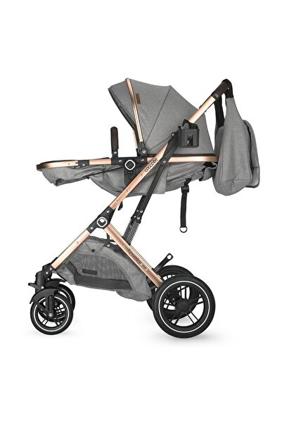 Coccolle Carucior ultracompact 3in1 Ravello cu scoica iSize si landou transformabil, Cadru aluminiu