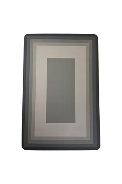 ALBBEK 2 Pieces Stylish Design Water Absorbent Bathroom Sink Toilet Non-Slip Square Mat with Base 38X58 Cma-60