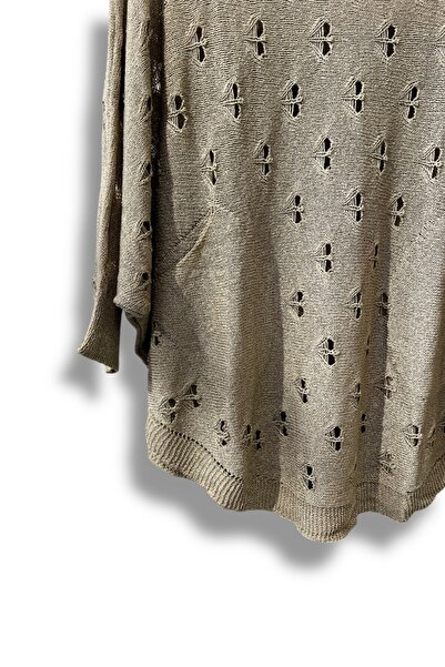 SUMEF oversized Mercerized Knitwear Blouse - Πουλόβερ με διάτρητο σχέδιο (μέγεθος 38-52)