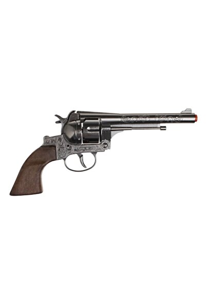 OEM Revolver with staples, metal gun, 18cm, 12 bullets
