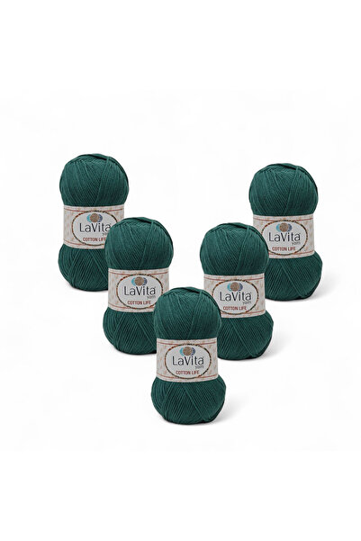 LaVita Yarn Cotton Life Νήμα Πλεξίματος στο χέρι 50% Βαμβάκι 50% Ακρυλικό 500...