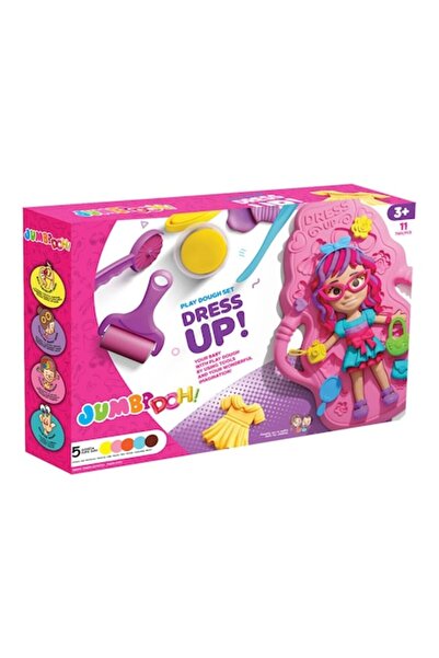 OEM Set plastilina DOH, 5 bucati, 56g, culori diferite, forme haine