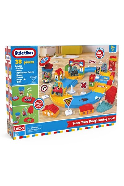 OEM Play Dough Set, Little Tikes, Team Tikes Dough Racing, 38 Pieces, 110g, Multicolor, 3+ Years