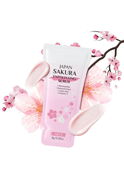 LAIKOU Scrub Corp Sakura cu Vitamina C – Exfoliere și Luminozitate 8 g