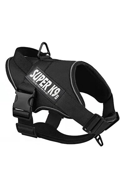 SK9 Ham S-K9, Piept: 60-80 cm, mărime medie-mare pentru câini, Negru, cu mâne...