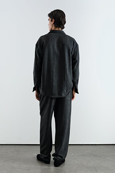 GIESTO Effective Modal Black Shirt