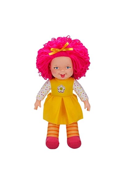 OEM Păpușă textilă cu păr fuchsia 45 cm