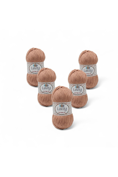 LaVita Yarn Cotton Life pređa za ručno pletenje 50% P Pamuk 50% A Akril 500gr...