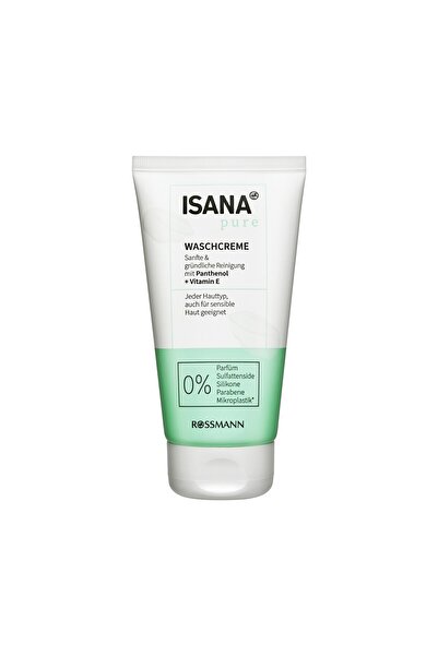 ISANA Vegan Yüz Yıkama Kremi Pure Pantenol ve E Vitamini 150 ml
