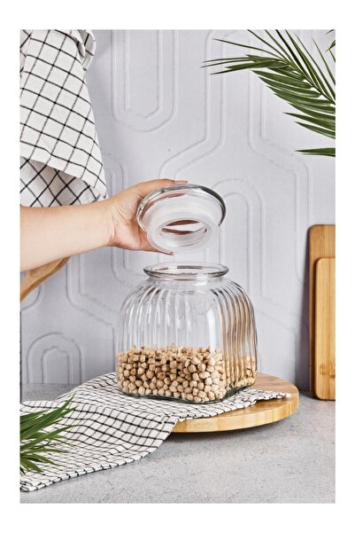 Genel Markalar Ettore 3,25lt Cam Erzak Kavanozu