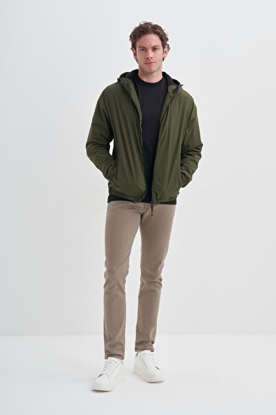 Cazador Basic Crinkle Fabric Spring Regular Fit Coat