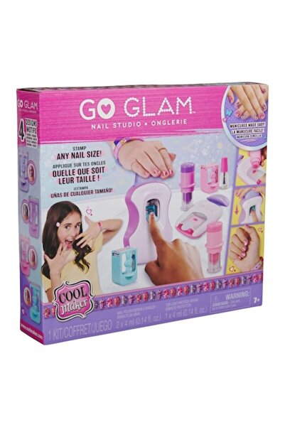 OEM Set de decorare a unghiilor Cool Maker Go Glam, multicolor, 200 de aplicații, aplicatoare roz și violet