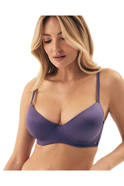 ESOTIQ Everyday Push-Up Bra Wireless Smooth Moulded Cups Comfortable Basic Second Skin | Bosco