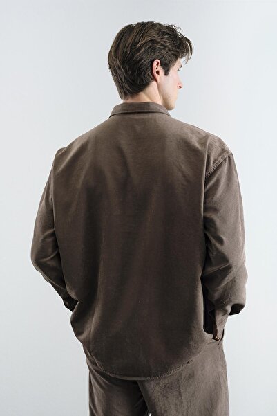 GIESTO Effective Modal Brown Shirt