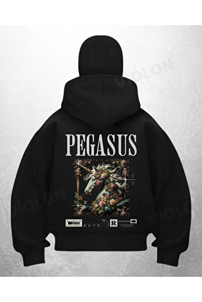 Bravebell سترة بيجاسوس مطبوعة باللون الأسود على شكل قناع ثلج الساموراي