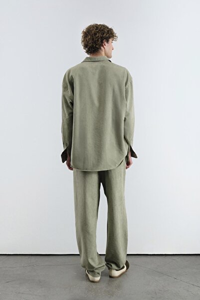 GIESTO Effective Modal Khaki Shirt