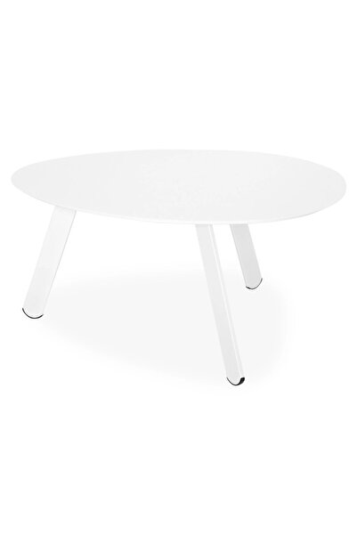Maison Mex Set of 2 garden/patio coffee tables, GONZO, white
