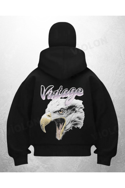 Bravebell سترة كارديجان سوداء عتيقة بتصميم قناع الساموراي