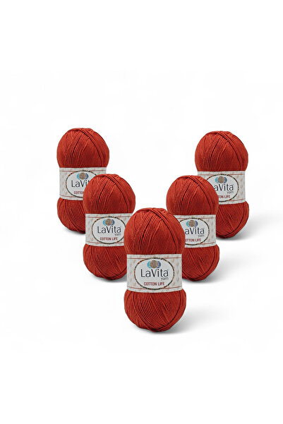 LaVita Yarn Cotton Life pređa za ručno pletenje 50% P Pamuk 50% A Akril 500gr...
