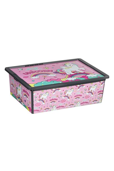 OEM Toy Storage Box with Lid Unicorn 25L